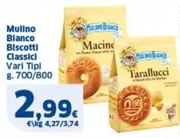 Sigma Mulino Bianco Biscotti Classici offerta