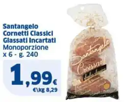 Sigma Santangelo Cornetti Classici Glassati Incartati Monoporzione offerta