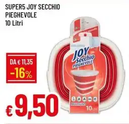 Galassia Super5 joy secchio pieghevole offerta