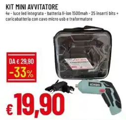 Galassia Kit mini avvitatore offerta