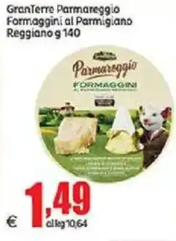 Elite GranTerre Parmareggio Formaggini al Parmigiano Reggiano offerta