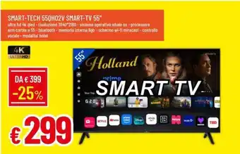 Galassia SMART-TECH 55QH02V SMART-TV 55" offerta