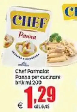 Elite Chef Parmalat Panna per cucinare brik offerta