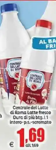 Elite Centrale del Latte di Roma Latte fresco Dura di più btg. intero-p.s.-scremato offerta