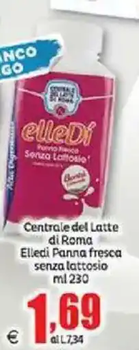 Elite Centrale del Latte di Roma Elledi Panna fresca senza lattosio offerta