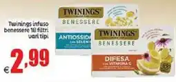 Elite Twinings infuso benessere 18 filtri offerta