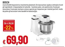Galassia BOSCH mums2tw00 impastatrice offerta
