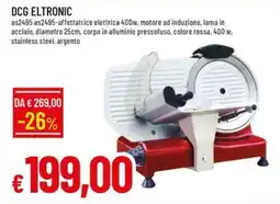 Galassia DCG ELTRONIC as2495 as2495-affettatrice elettrica 400w offerta