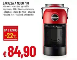 Galassia Lavazza a modo mio offerta