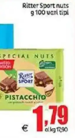 Elite Ritter Sport nuts offerta