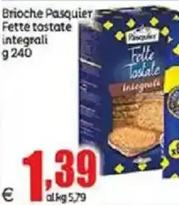 Elite Brioche Pasquier Fette tostate integrali offerta