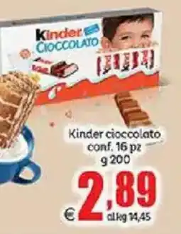 Elite Kinder cioccolato offerta