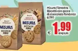 Elite Misura Fibrextra Biscotti con gocce di cioccolato fondente offerta