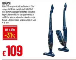 Galassia BOSCH bbhf216 scopa ricaricabile senza filo offerta