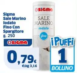 Sigma Sigma Sale Marino lodato Fino Con Spargitore offerta