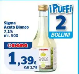 Sigma Sigma Aceto Blanco 7,1% offerta