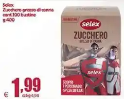 Elite Selex Zucchero grezzo di canna conf.100 bustine offerta