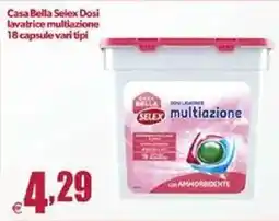 Elite Casa Bella Selex Dosi lavatrice multiazione 18 capsule offerta