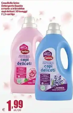 Elite Casa Bella Selex Detergente liquido a mano e in lavatrice capi delicati offerta
