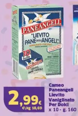 Sigma Cameo Paneangell Lievito Vaniglinato Per Dolci x10 offerta