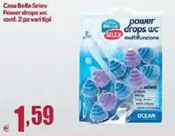 Elite Casa Bella Selex Power drops wc conf. 2 pz offerta