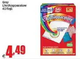 Elite Grey L'Acchiappacolore 40 fogli offerta