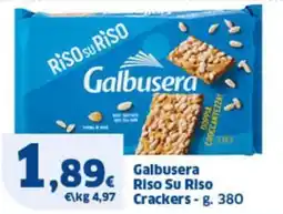 Sigma Galbusera Riso Su Riso Crackers offerta