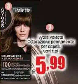 Elite Syoss Palette Colorazione permanente per capelli offerta
