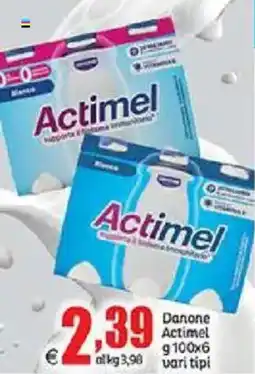 Elite Danone Actimel offerta
