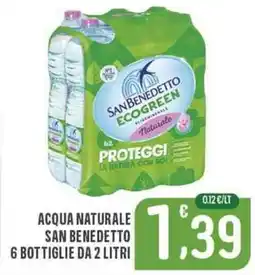 La Mimosa Supermercati Acqua naturale SAN BENEDETTO offerta
