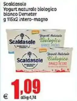 Elite Scaldasole Biologice Yogurt naturale biologico bianco Demeter offerta