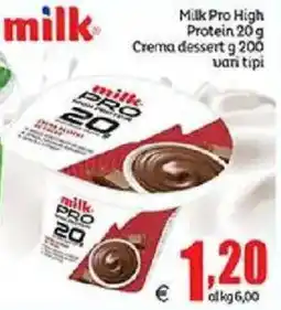 Elite Milk Pro High Protein 20 g Crema dessert offerta