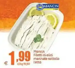 Elite Mancin Filetti di alici marinate sottolio offerta