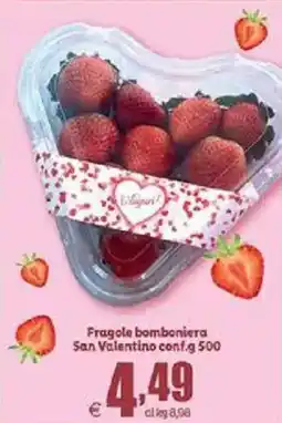 Elite Fragole bomboniera San Valentino conf. offerta