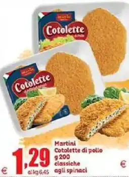 Elite Martini Cotolette di pollo classiche offerta
