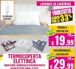 Satur Lavabile in lavatrice matrimoniale 140x160 cm offerta