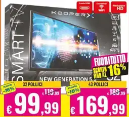 Satur Smart tv 43 pollici offerta