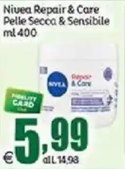 Elite Nivea Repair & Care Pelle Secca & Sensibile offerta