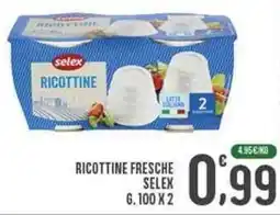 La Mimosa Supermercati Ricottine fresche SELEX offerta