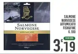 La Mimosa Supermercati Salmone norvegese salmone affumicato FISH&FINE offerta