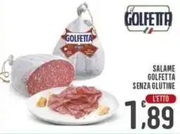 La Mimosa Supermercati Salame golfetta senza glutine offerta