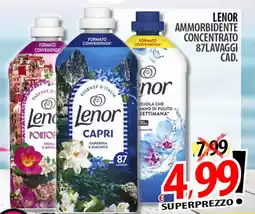 Il Genio Supermercato Lenor ammorbidente concentrato offerta