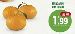 La Mimosa Supermercati Mandarini con foglia offerta