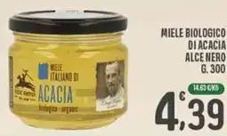 La Mimosa Supermercati Miele biologico di acacia ALCE NERO offerta