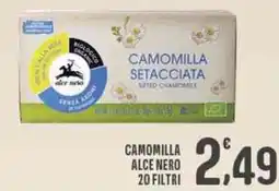 La Mimosa Supermercati Camomilla alce nero 20 filtri offerta