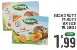 La Mimosa Supermercati Succhi di frutta Valfrutta offerta