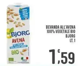 La Mimosa Supermercati Bevanda all'avena 100% vegetale bio BJORG offerta