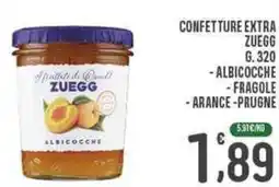 La Mimosa Supermercati Confetture extra albicocche ZUEGG offerta