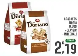 La Mimosa Supermercati Crackers classic integrali DORIA offerta