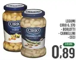 La Mimosa Supermercati Legumi borlotti - cannellini - ceci CIRIO offerta